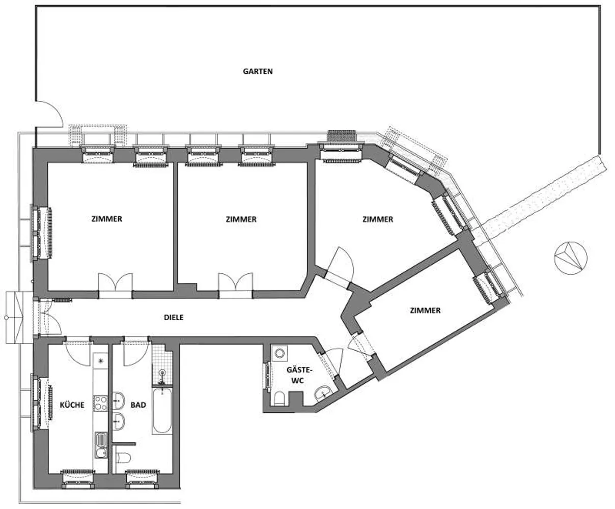 4 Zimmer Wohnung mit 128 m² in Dresden – Bild 3