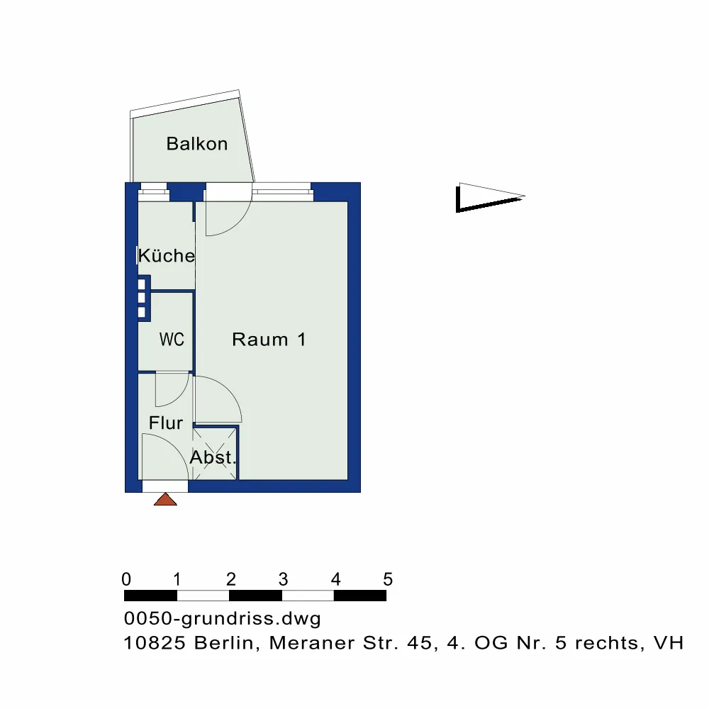 1 Zimmer Wohnung mit 23 m² in Berlin – Bild 5