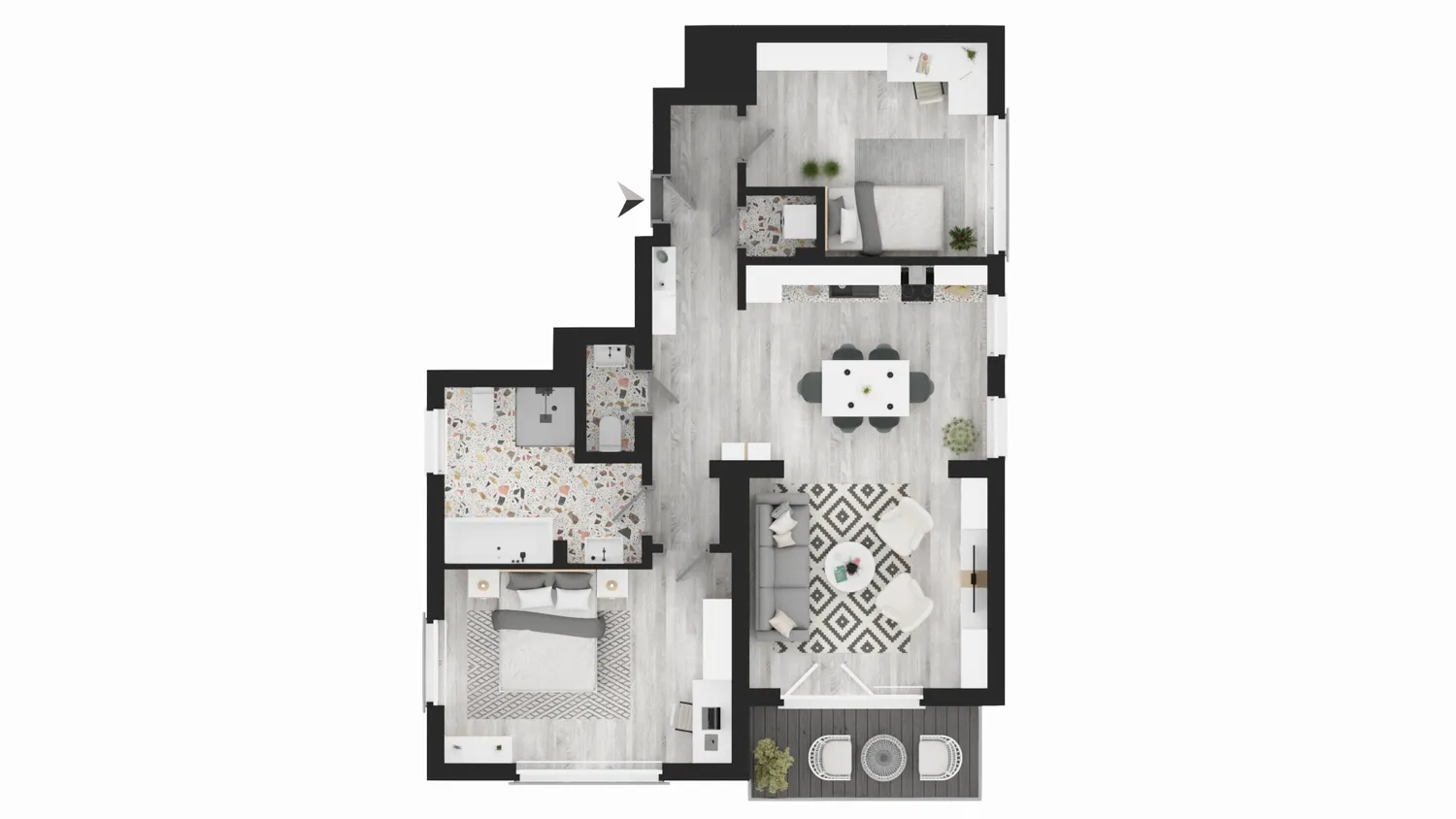 3 Zimmer Wohnung mit 80 m² in Solingen – Bild 3