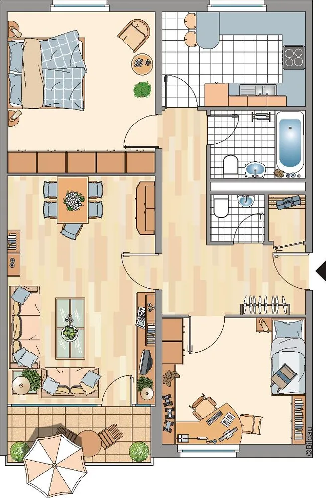 3 Zimmer Wohnung mit 79 m² in Bonn – Bild 1