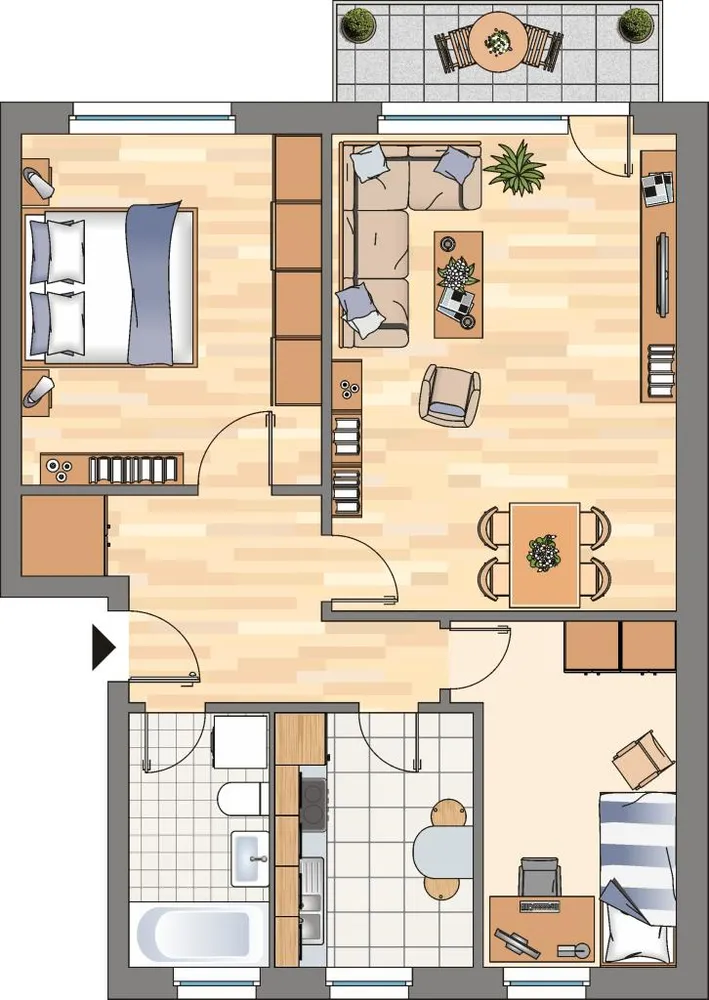 3 Zimmer Wohnung mit 67 m² in Flensburg – Bild 11