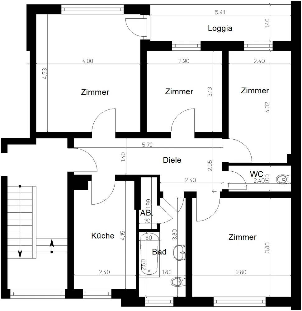 4 Zimmer Wohnung mit 81 m² in Viersen – Bild 2