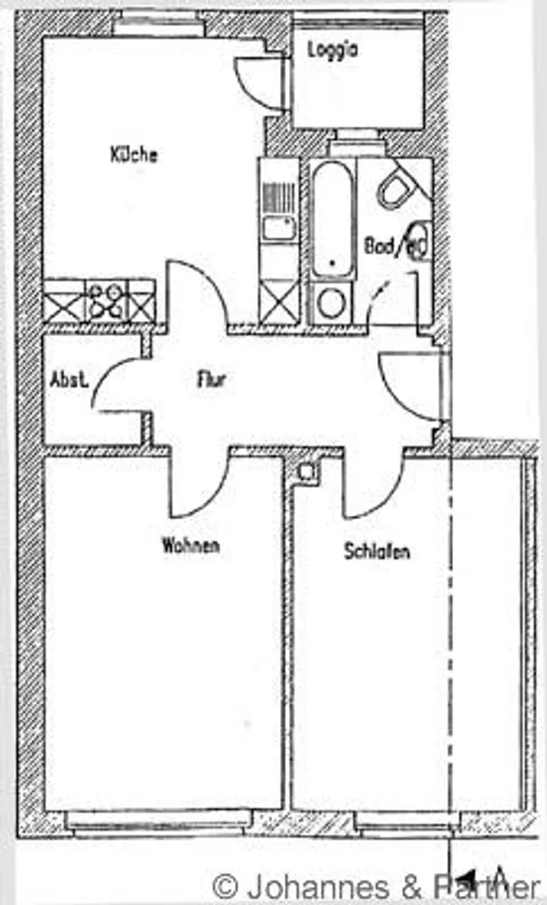2 Zimmer Wohnung mit 61 m² in Dresden – Bild 7