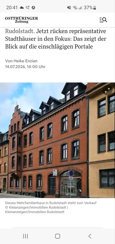 3 Zimmer Wohnung mit 75 m² in Rudolstadt – Bild 1