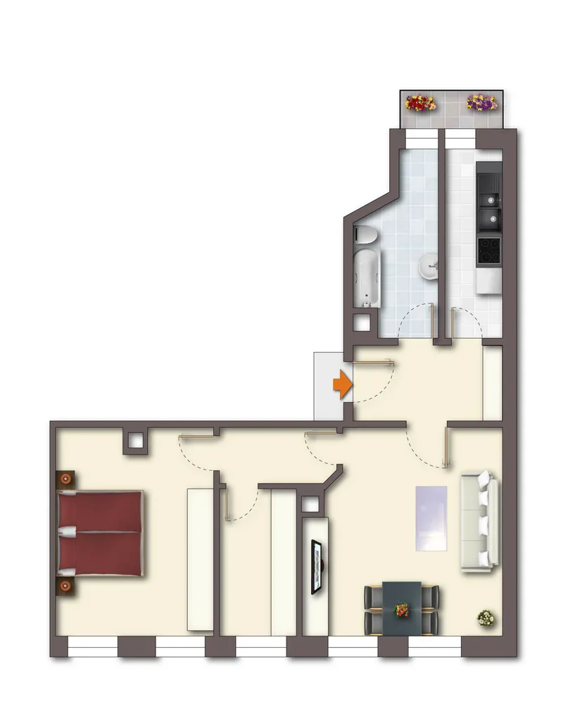 3 Zimmer Wohnung mit 67 m² in Leipzig – Bild 8
