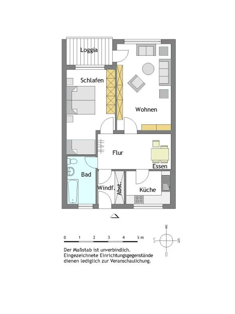 2 room apartment with 69 m² in Mülheim an der Ruhr – Photo 2