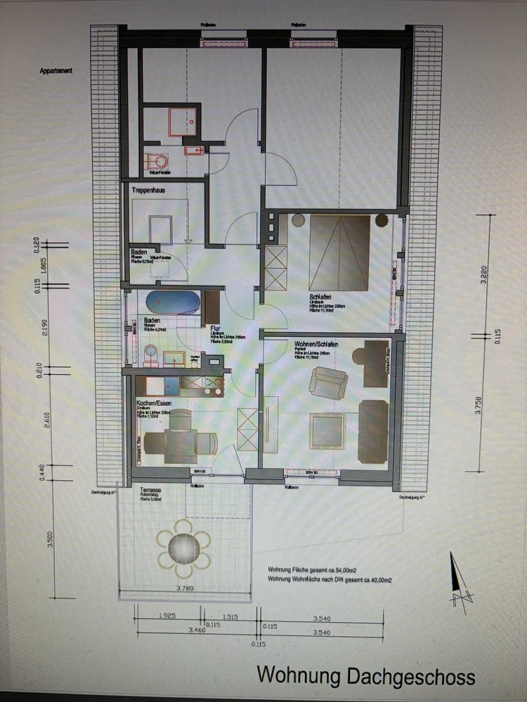 2 Zimmer Wohnung mit 40 m² in Bielefeld – Bild 2