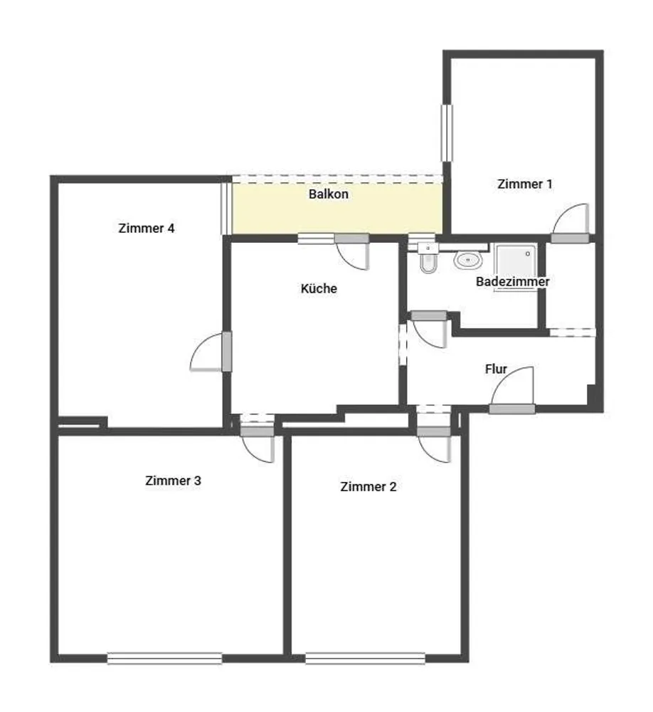 4 Zimmer Wohnung mit 85 m² in Dortmund – Bild 9
