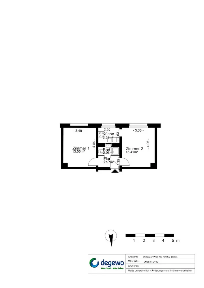 2 Zimmer Wohnung mit 36 m² in Berlin – Bild 8