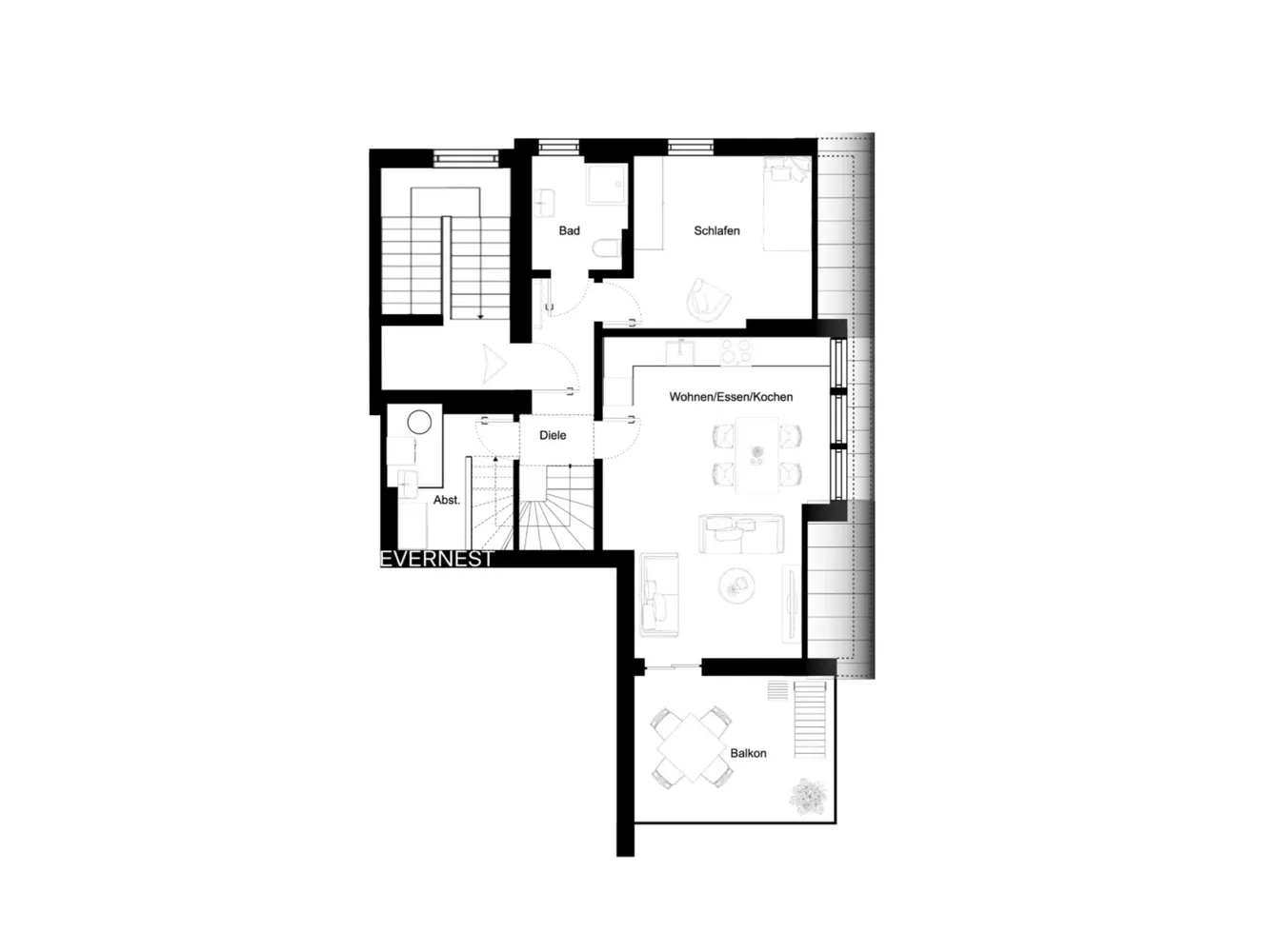 3 Zimmer Wohnung mit 120 m² in Bielefeld – Bild 2