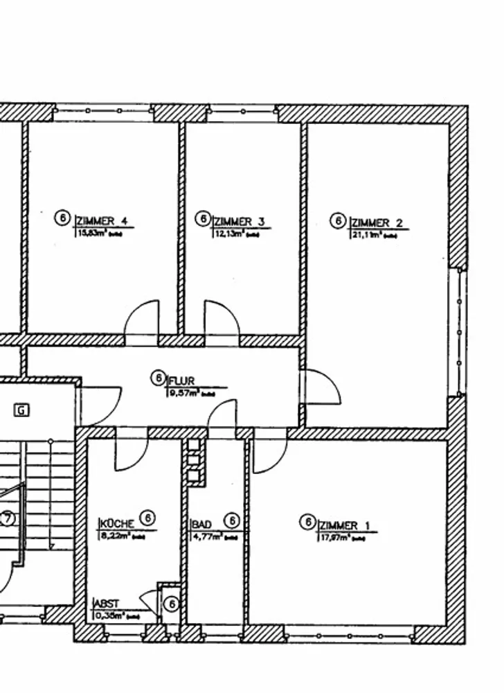 4 room apartment with 92 m² in Hanover – Photo 2