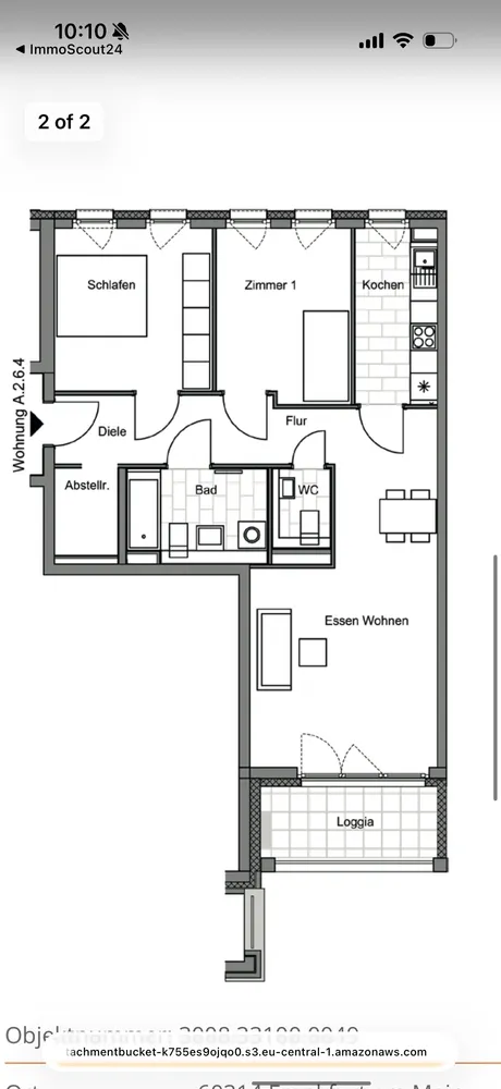 3 Zimmer Wohnung mit 82 m² in Frankfurt am Main – Bild 12