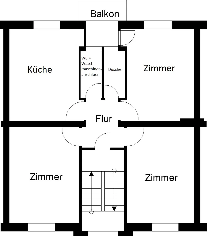 4 Zimmer Wohnung mit 70 m² in Duisburg – Bild 10