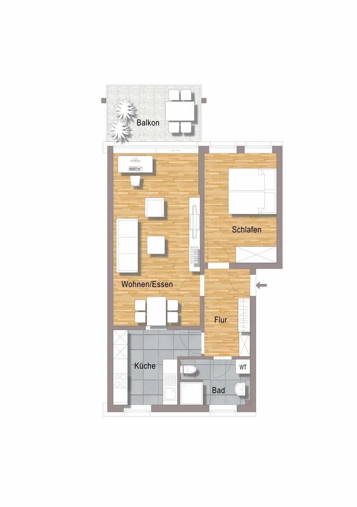 2 Zimmer Wohnung mit 66 m² in Stuttgart – Bild 5