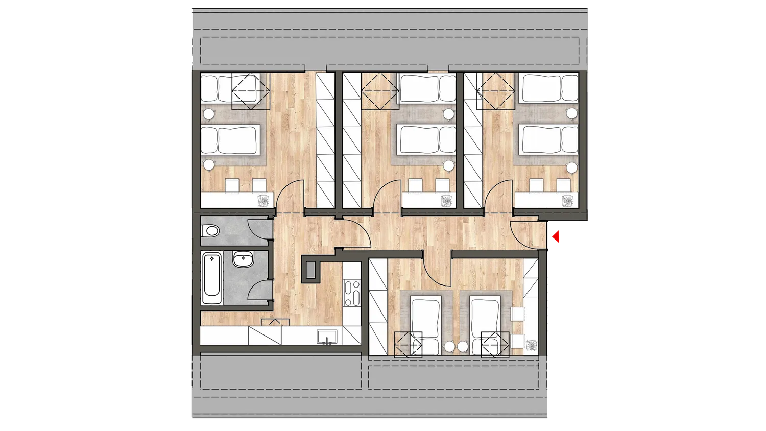 4 Zimmer Wohnung mit 11 m² in Freiburg im Breisgau – Bild 7