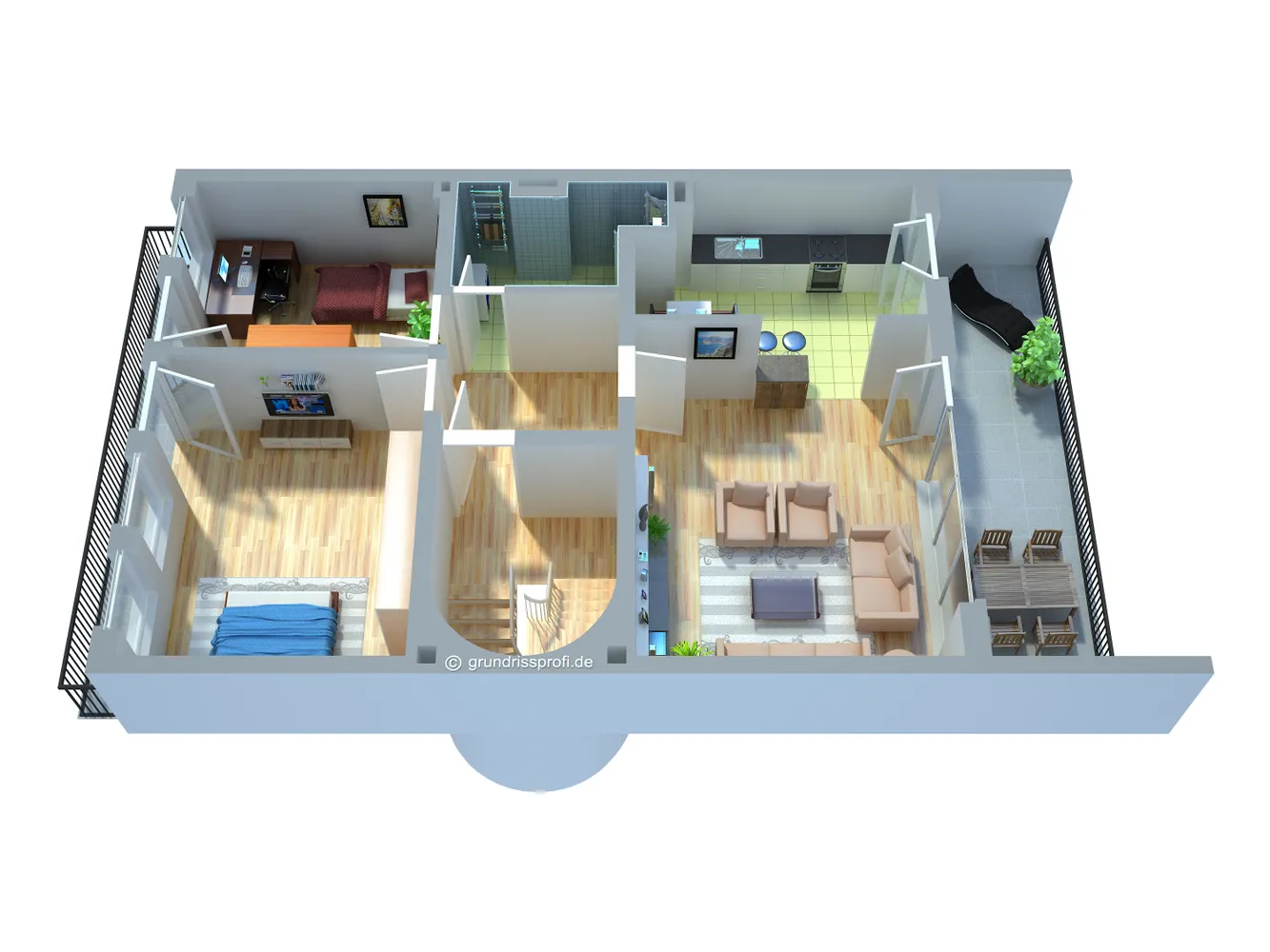 3 Zimmer Wohnung mit 85 m² in Krefeld – Bild 3