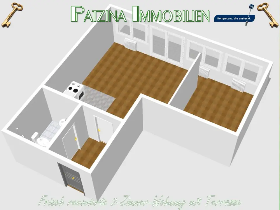 2 Zimmer Wohnung mit 52 m² in Werder (Havel) – Bild 5