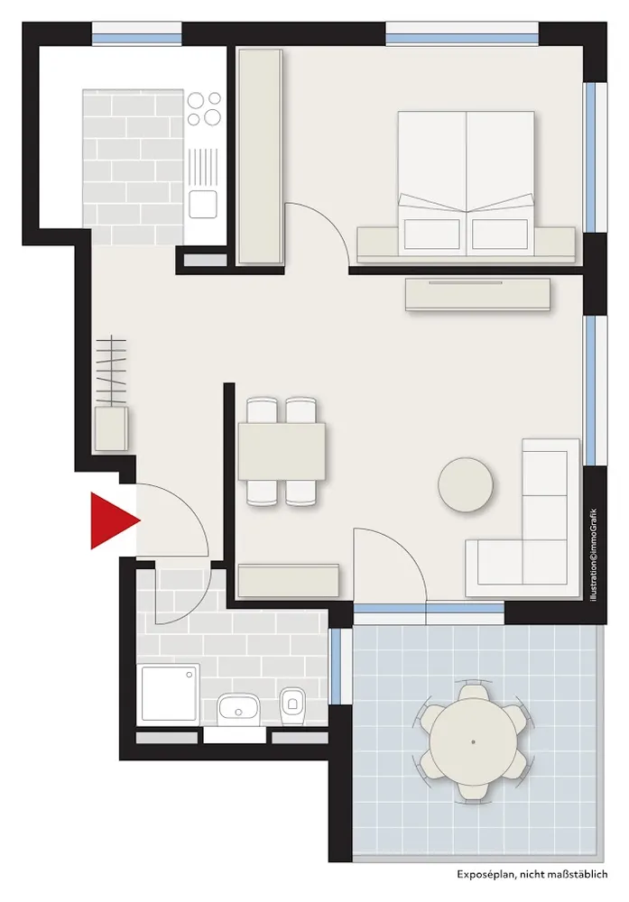 2 Zimmer Wohnung mit 62 m² in Stuttgart – Bild 8