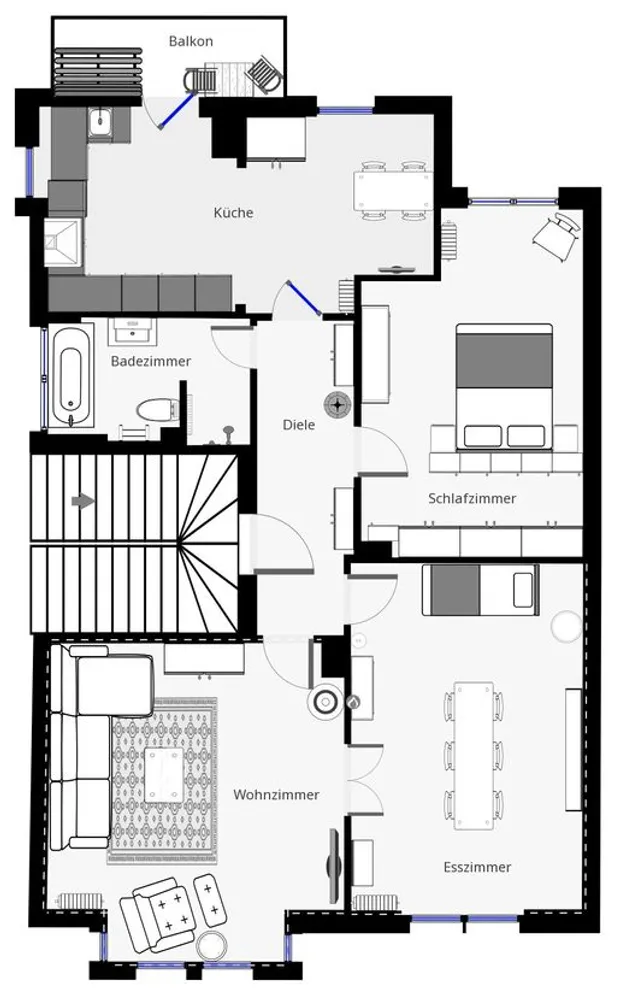 4 Zimmer Wohnung mit 105 m² in Stuttgart – Bild 7