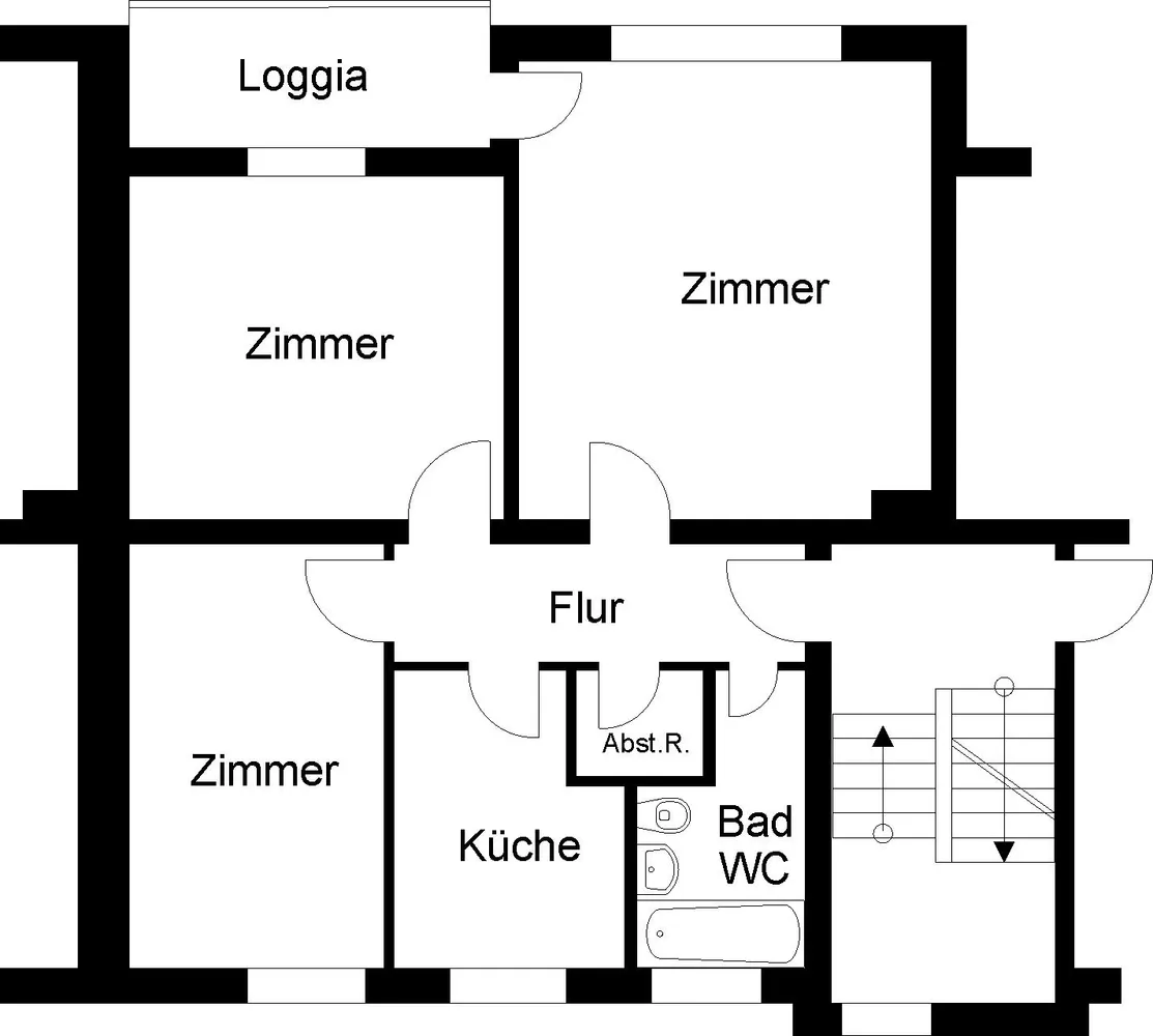 3 Zimmer Wohnung mit 71 m² in Braunschweig – Bild 3