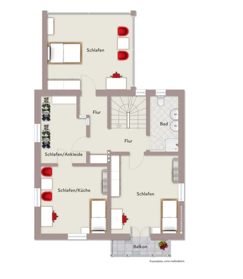 11 Zimmer Wohnung mit 240 m² in Coesfeld – Bild 5