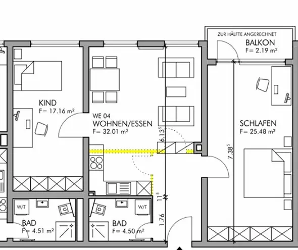 3 Zimmer Wohnung mit 80 m² in Bremen – Bild 9