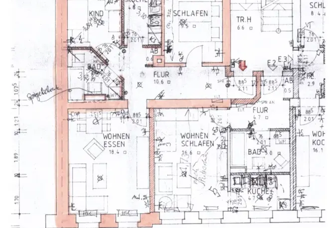 3 room apartment with 61 m² in Chemnitz – Photo 3