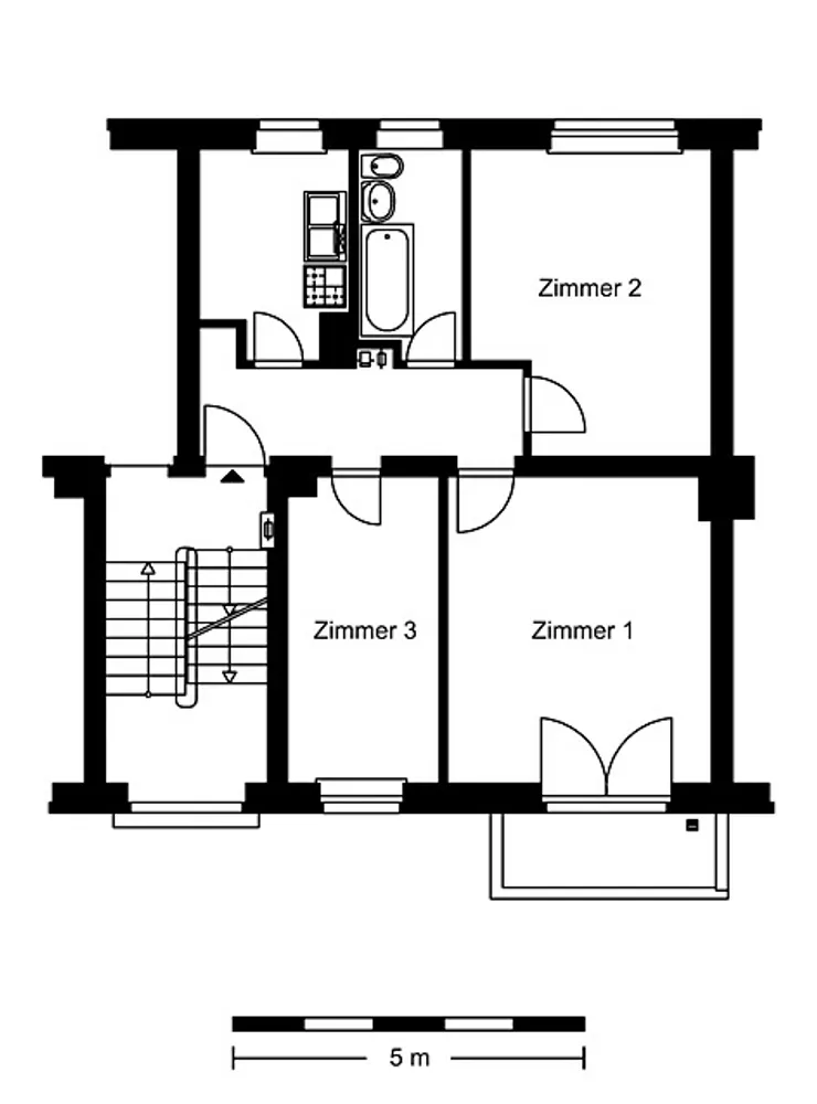 3 Zimmer Wohnung mit 58 m² in Berlin – Bild 6