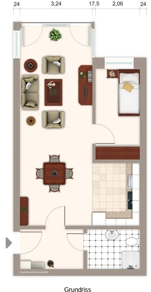 2 Zimmer Wohnung mit 49 m² in Hamburg – Bild 8