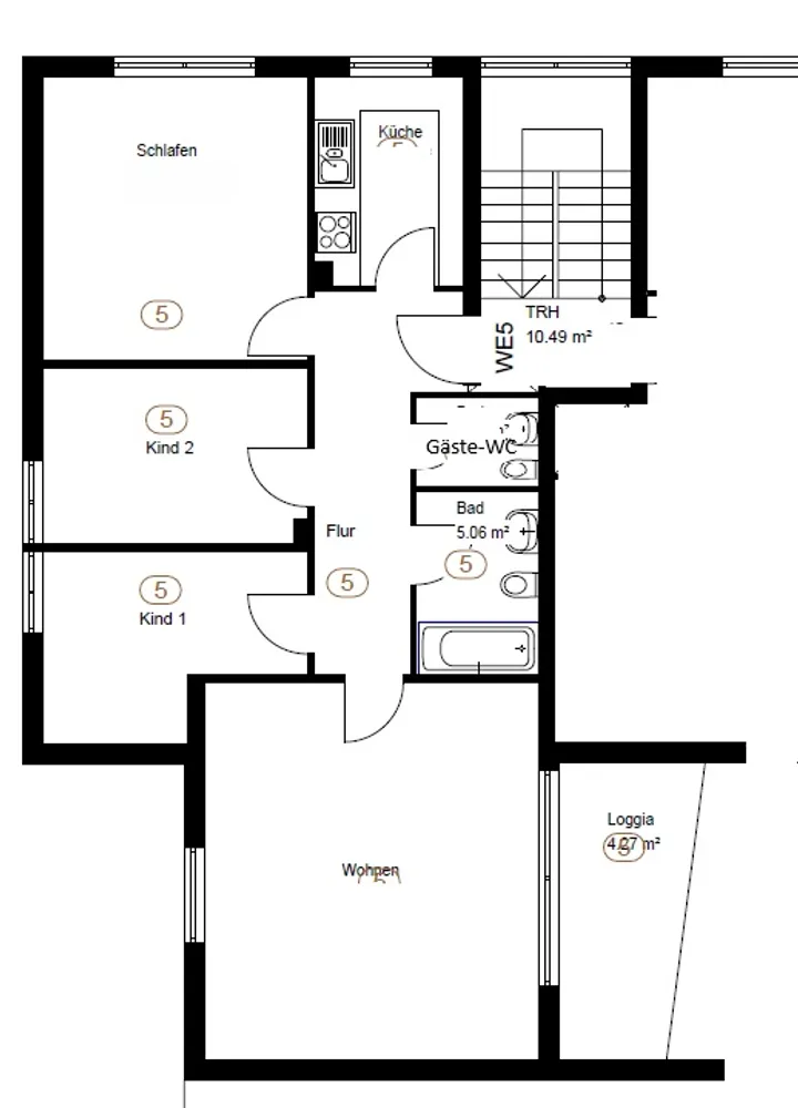 4 Zimmer Wohnung mit 97 m² in Braunschweig – Bild 10