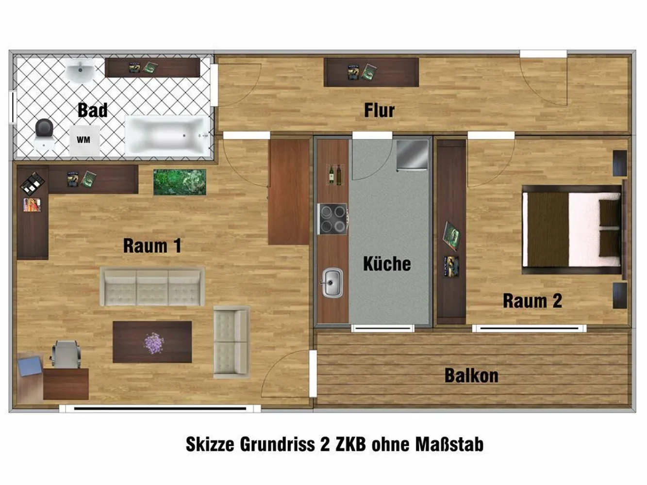 2 Zimmer Wohnung mit 63 m² in Marburg – Bild 6