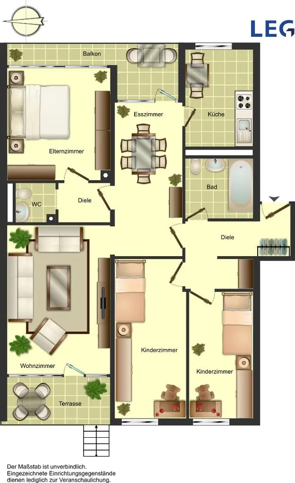 5 Zimmer Wohnung mit 93 m² in Ratingen – Bild 2