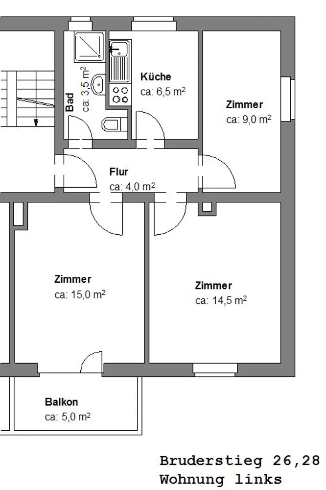 3 room apartment with 52 m² in Brunswick – Photo 6