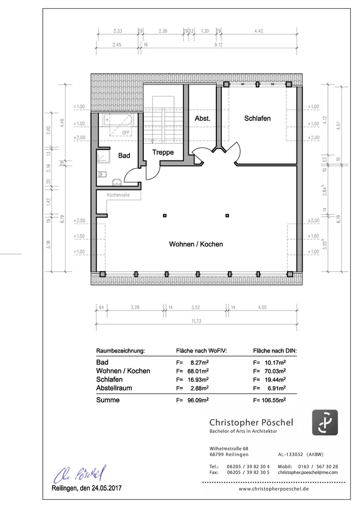3 Zimmer Wohnung mit 96 m² in Mannheim – Bild 7