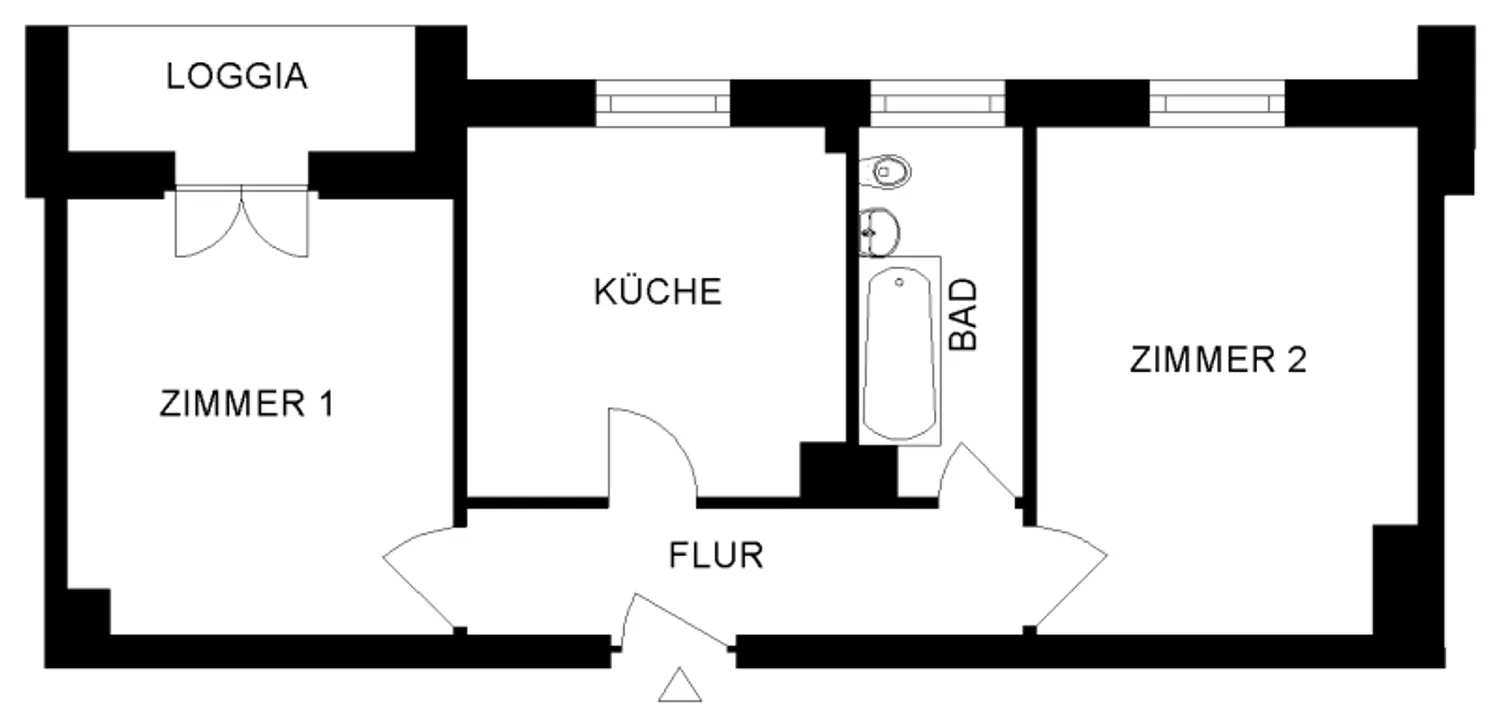 2 Zimmer Wohnung mit 46 m² in Nürnberg – Bild 3