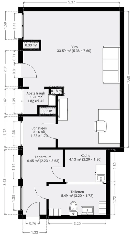 2 Zimmer Wohnung mit 55 m² in Kassel – Bild 10