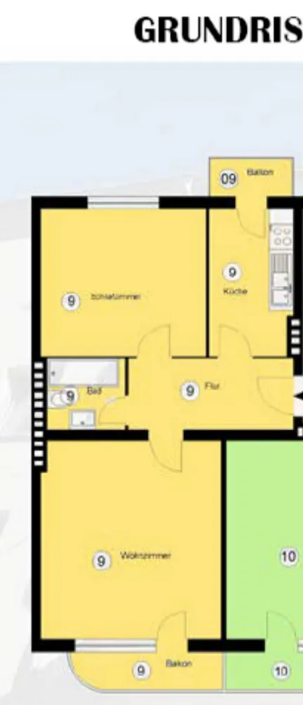 2 Zimmer Wohnung mit 57 m² in Hannover – Bild 7