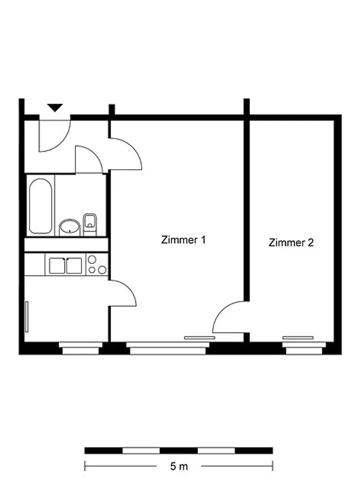 2 Zimmer Wohnung mit 46 m² in Berlin – Bild 3