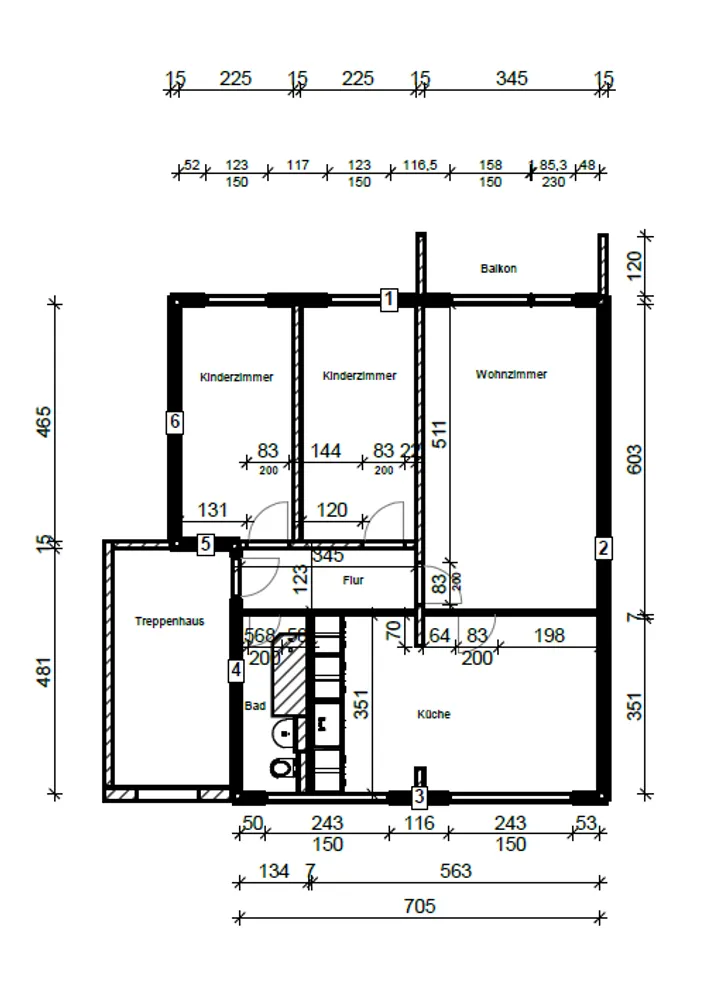 4 room apartment with 72 m² in Stendal – Photo 2