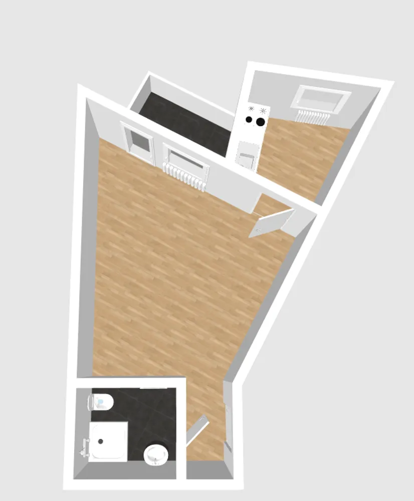 2 Zimmer Wohnung mit 33 m² in Bochum – Bild 2