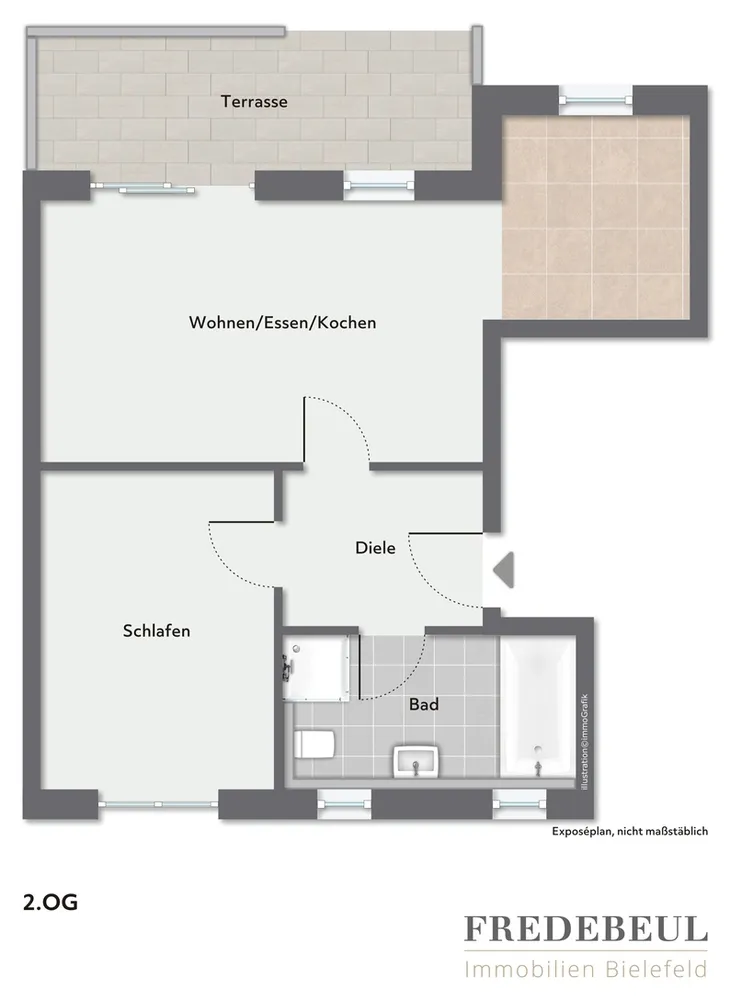 2 Zimmer Wohnung mit 60 m² in Bielefeld – Bild 10