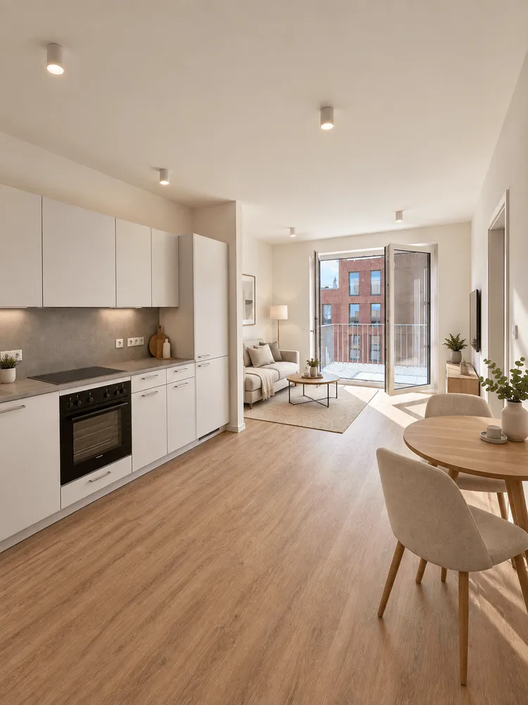 2 Zimmer Wohnung mit 47 m² in Lübeck – Bild 1