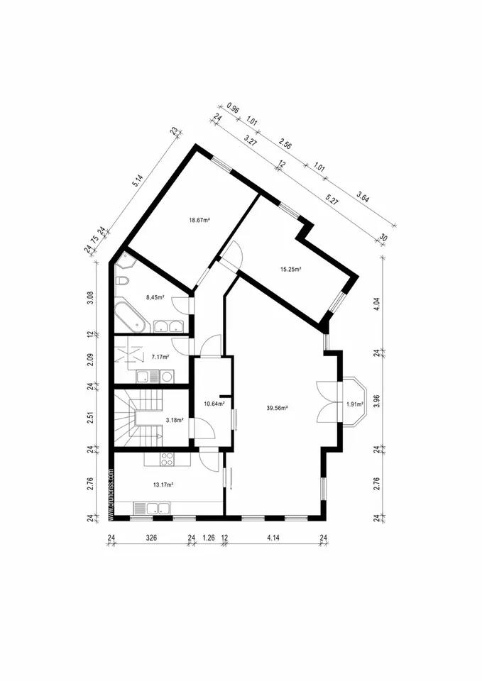 3 Zimmer Wohnung mit 110 m² in Detmold – Bild 5