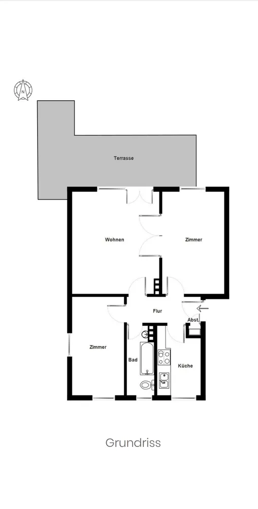3 room apartment with 70 m² in Hamburg – Photo 1