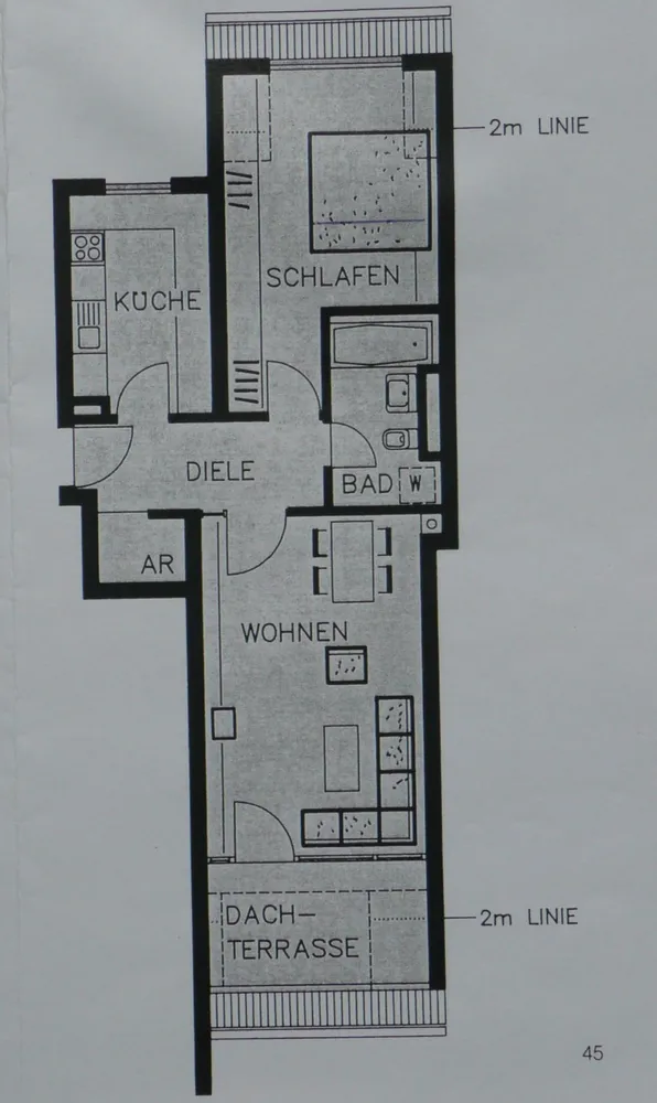 2 Zimmer Wohnung mit 63 m² in Nürnberg – Bild 1