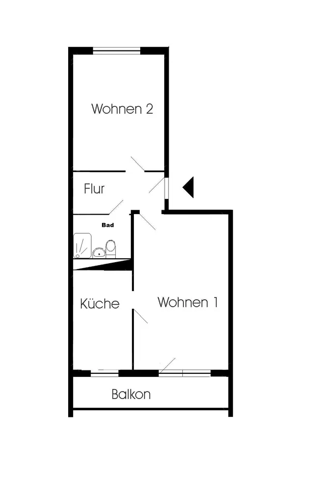 2 Zimmer Wohnung mit 56 m² in Magdeburg – Bild 7