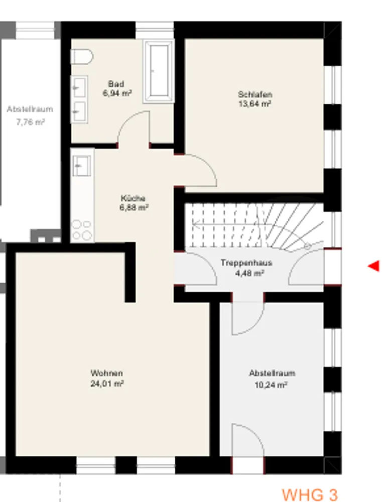 2 Zimmer Wohnung mit 50 m² in Gifhorn – Bild 4