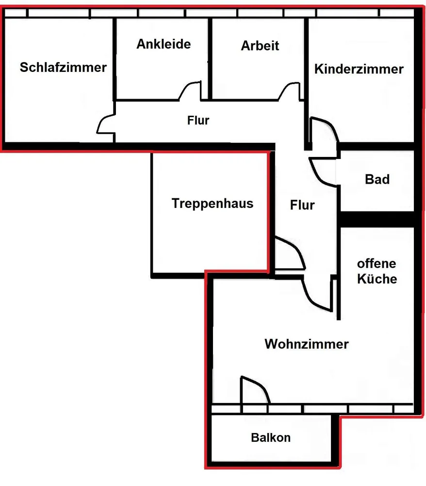 5 Zimmer Wohnung mit 81 m² in Halle (Saale) – Bild 11