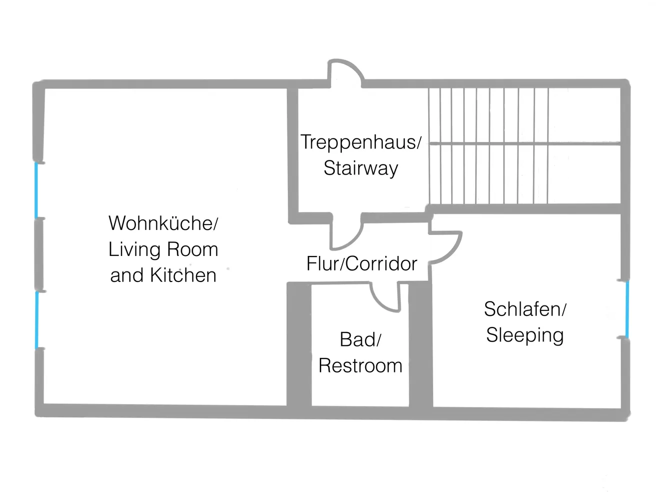 2 Zimmer Wohnung mit 39 m² in Düsseldorf – Bild 1