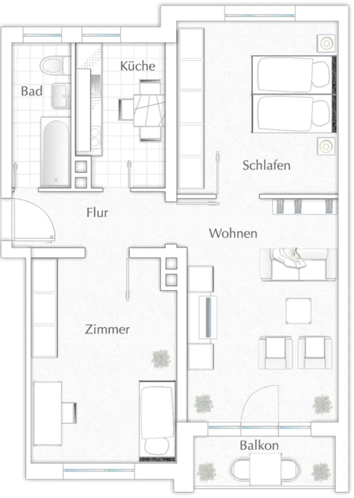3 Zimmer Wohnung mit 68 m² in Ingolstadt – Bild 10
